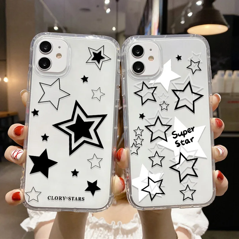

INS Star Case For Samsung A55 5G Silicone Funda A54 A53 A52 A34 A35 A32 A13 A14 A12 A22 A73 A72 S24 Ultra S23 FE S22 S20 S21 FE