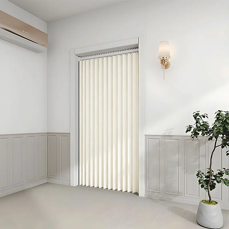 Foldable Door Curtain UV Block Privacy Protection Sun Glare Shield with Hooks for Living Room Bedroom Window Prevent Floor Furni