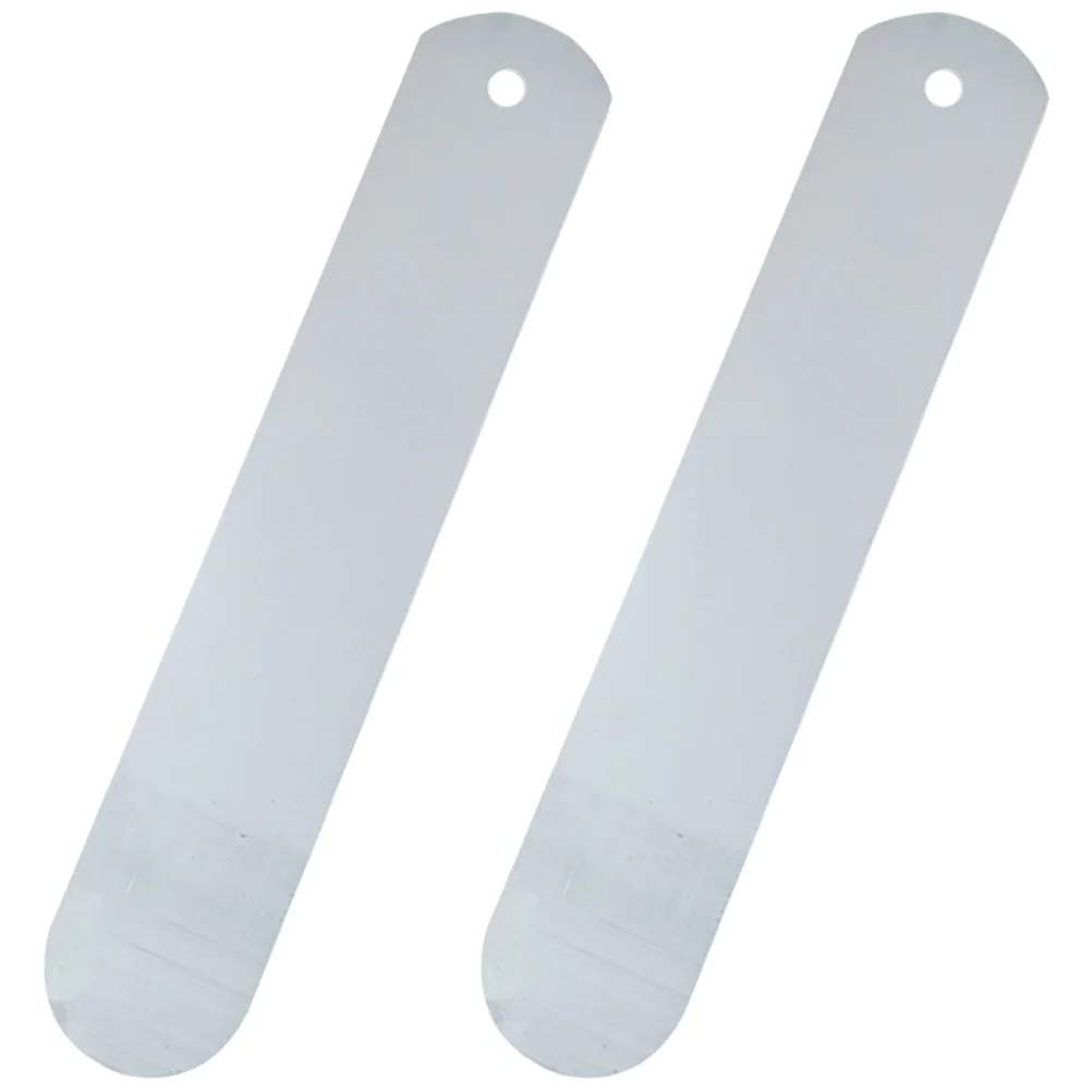 

2pcs Aluminum Sock Jig for Sublimation Durable Metal Styling Plate Heat Press Tool No Rust Straight Board Easy Storage Dye Sock