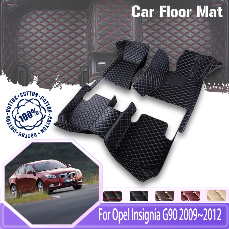 

Car Carpet Floor Mat For Opel Insignia A Mk I G09 2009 2010 2011 2012 5seat Water Poof Car Floor Matts Tappeto Car Accessories