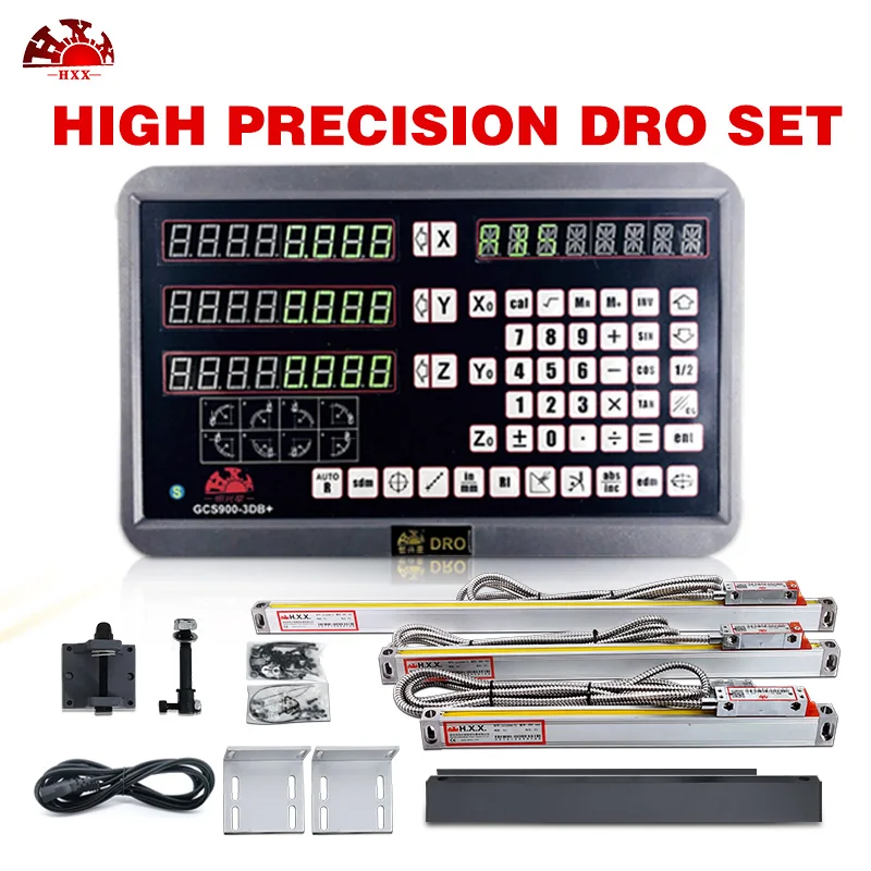 Hxx Analysis Measuring Instruments Tools 2 Axis Dro Digital Readout for Tunnel Boring Machine/other Machine Tool Equipment view 3