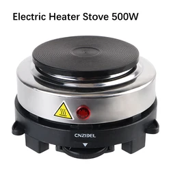 Mini Electric Heater Stove Milk Water Coffee Heating Furnace Multifunctional KitchenAppliance EU Plug 500W 220V Hot Cooker Plate