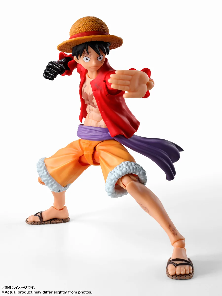 In Stock Original Bandai SH Figuarts Shf Monkey D Luffy The Raid on Onigashima One Piece Base Shop Limited Ver Action Figure