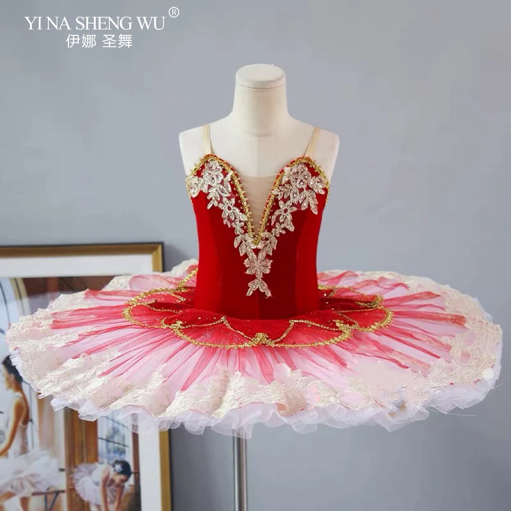 สีขาวบัลเล่ต์ Tutu เด็กผู้หญิงผู้ใหญ่ผู้หญิงเครื่องแต่งกายเต้นรําบัลเล่ต์ Ballerina ผู้ใหญ่ Professional บัลเล่ต์ Tutu ชุดผู้หญิงใหม่