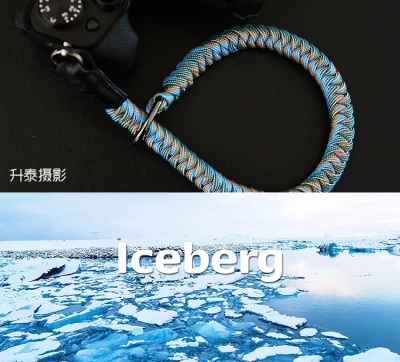 hand-woven Nylon rope Camera Wrist Strap Wrist Band for Mirrorless Digital Leica Canon Fujifilm Nikon Olympus Pentax Sony LUMIX