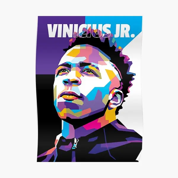 Vinicius Jr In Wpap Style  Poster Funny Decoration Modern Home Room Picture Art Mural Decor Wall Painting Vintage Print No Frame