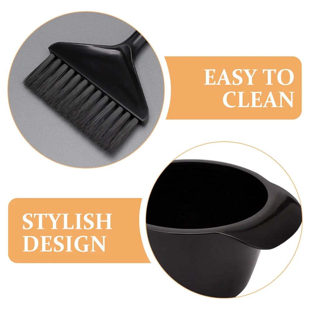 

1 set 1 Set Stick Coloring For Home Use, Coloring Hair Dye Bowl For Salon Brush Set, Durable Hair Dye Bowl Brush