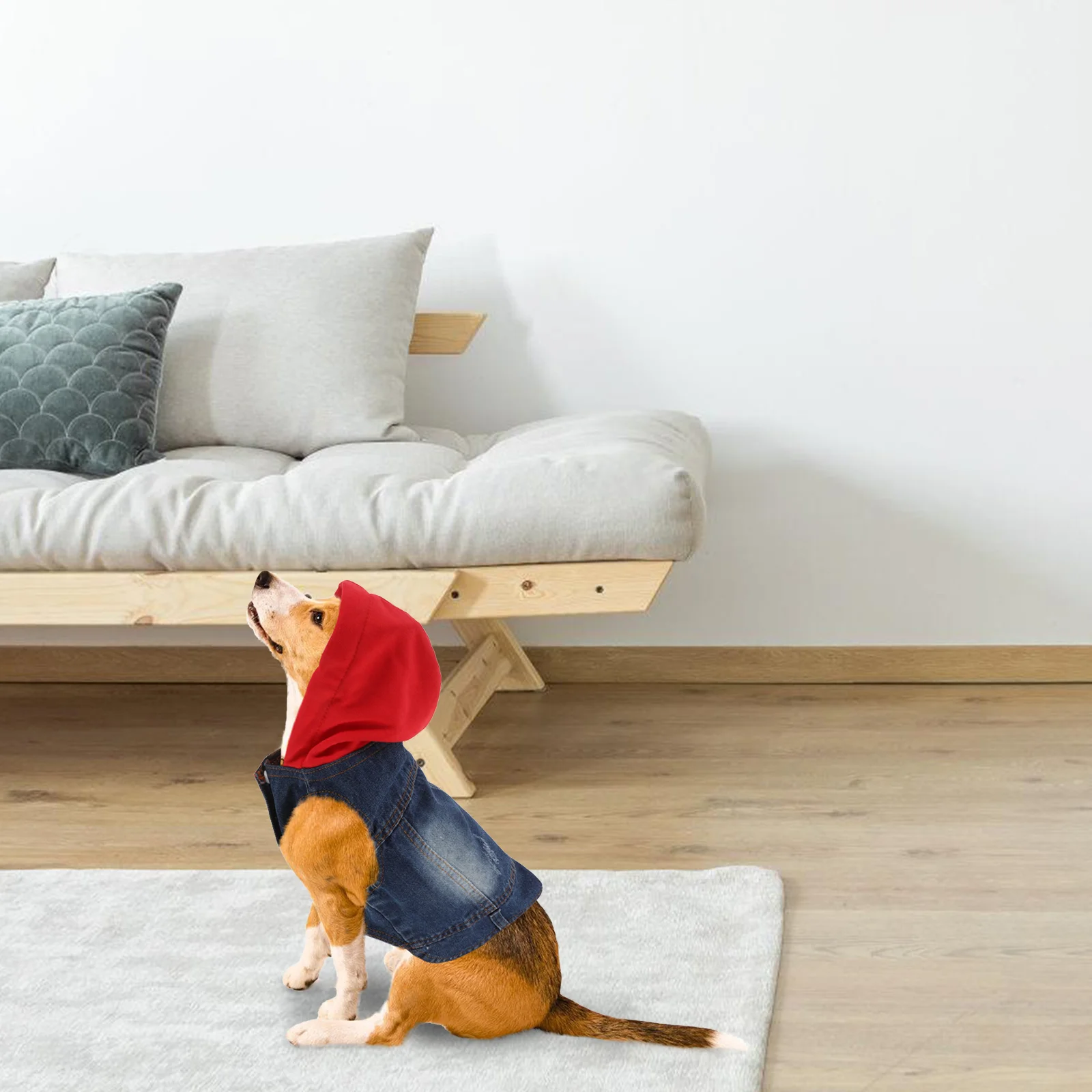 

Retro Denim Jacket Pet Cowboy Vests Doggie Shirt Small Size Summer Autumn Winter Fashion Clothes Dog Apparel Pet Supplies