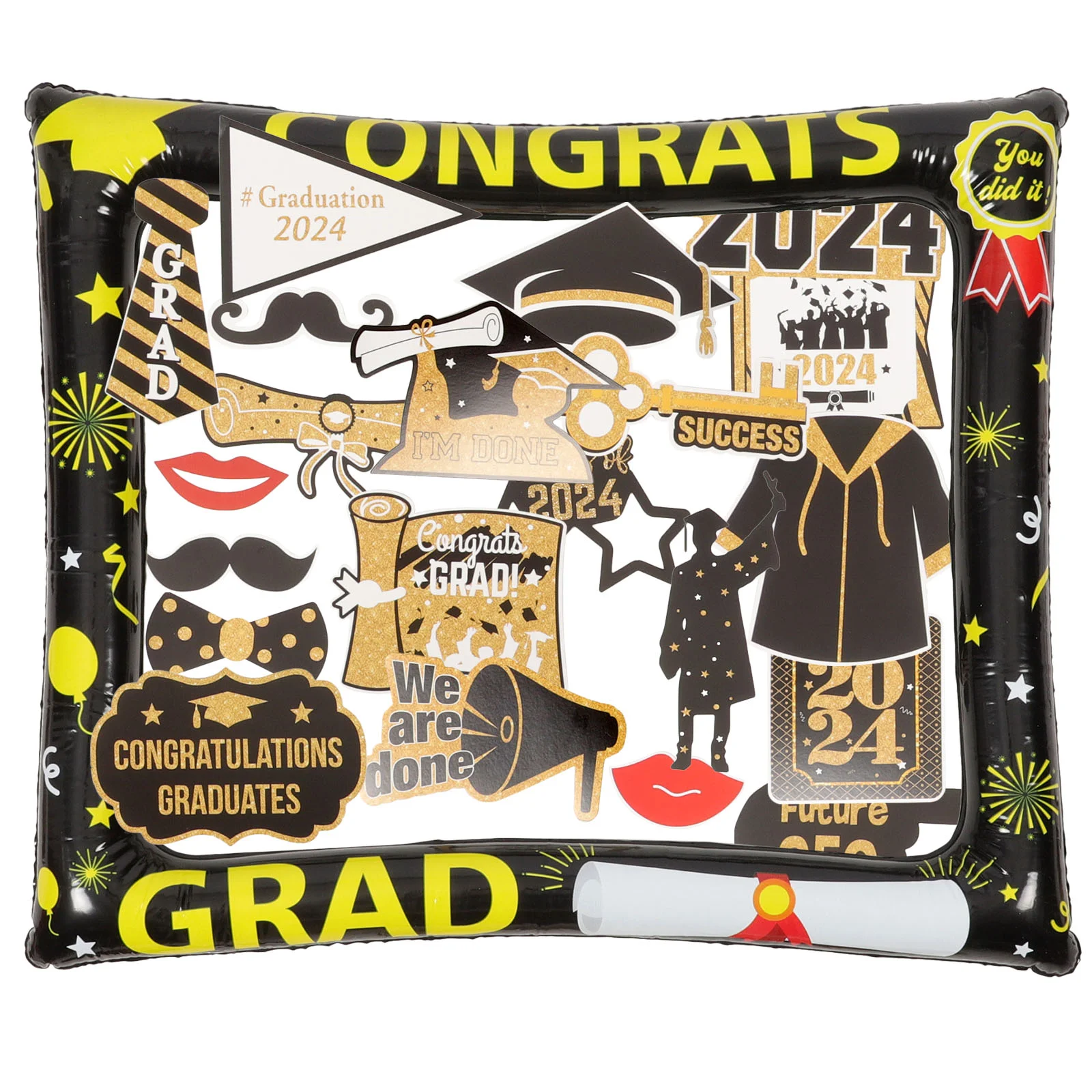 Graduation Season Photo Frame Funny Props Decoration for Booth Hand Hold Frames Picture