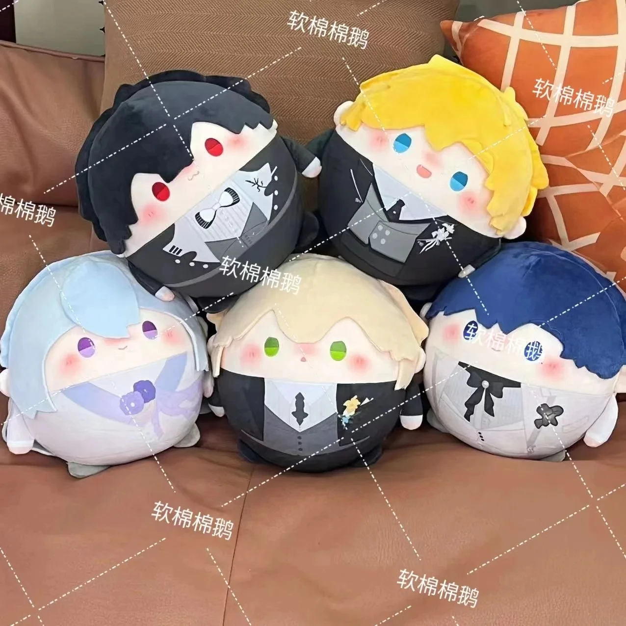 Anime For All Time 다시 그리는 시간 Clarence Rorschach Round Dango Plush Stuffed Doll Throw Pillow Game Cosplay Sofa Cushion Fan Gift