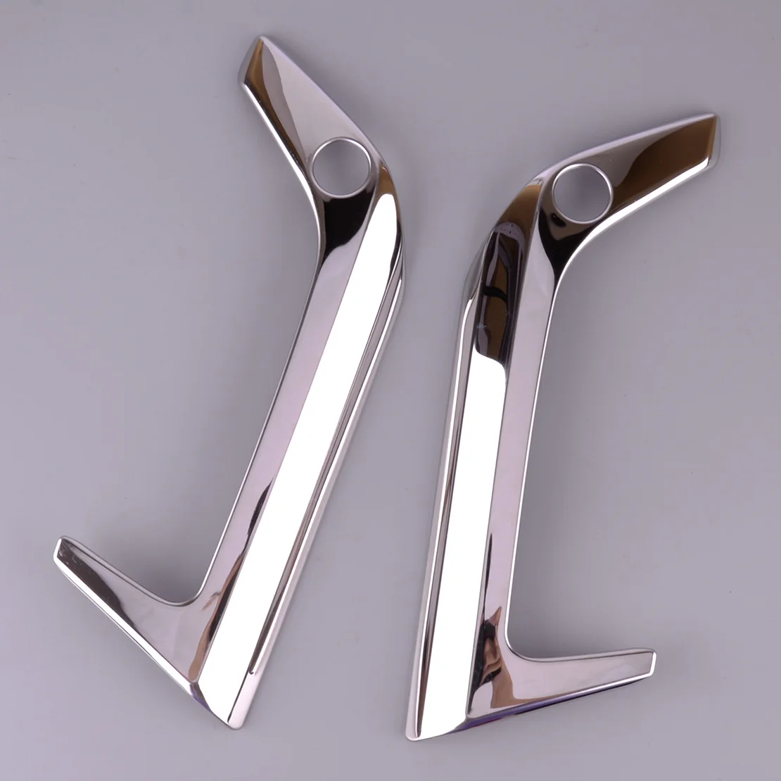 

1 Pair Silver Front Bumper Fog Light Trim Cover Plastic Fit for Lexus RX 350 350h 500h 2023 2024