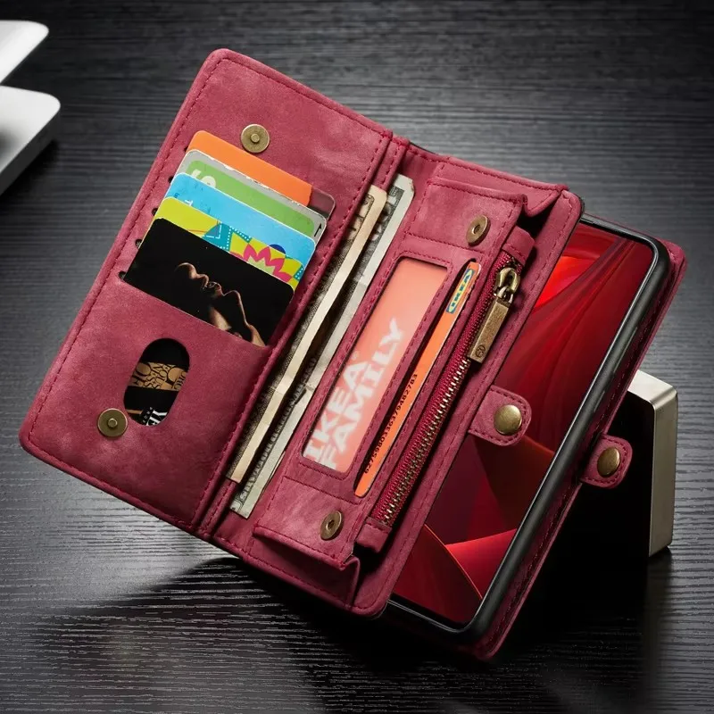

Luxury Flip Phone case For iPhone 16 15 14 13 Pro Max Leather Wallet Cover Phone Bag Cases For Coque iPhone 15 16 Pro Max Case