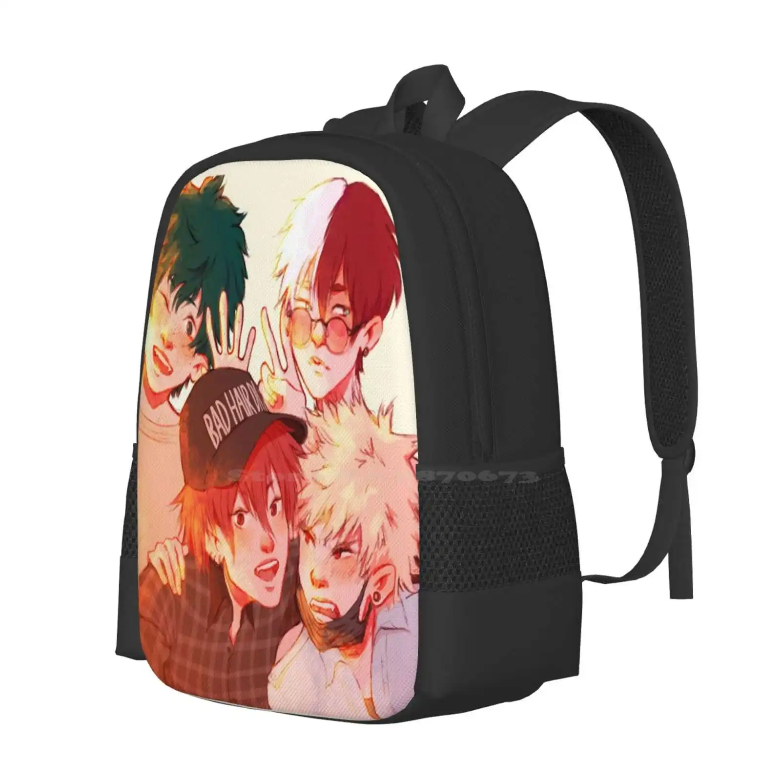 Boku No Hero Academy Selfie Backpacks For School Teenagers Girls Travel Bags Bnha Mha My Hero Academy Izuku Midoriya Midoriya