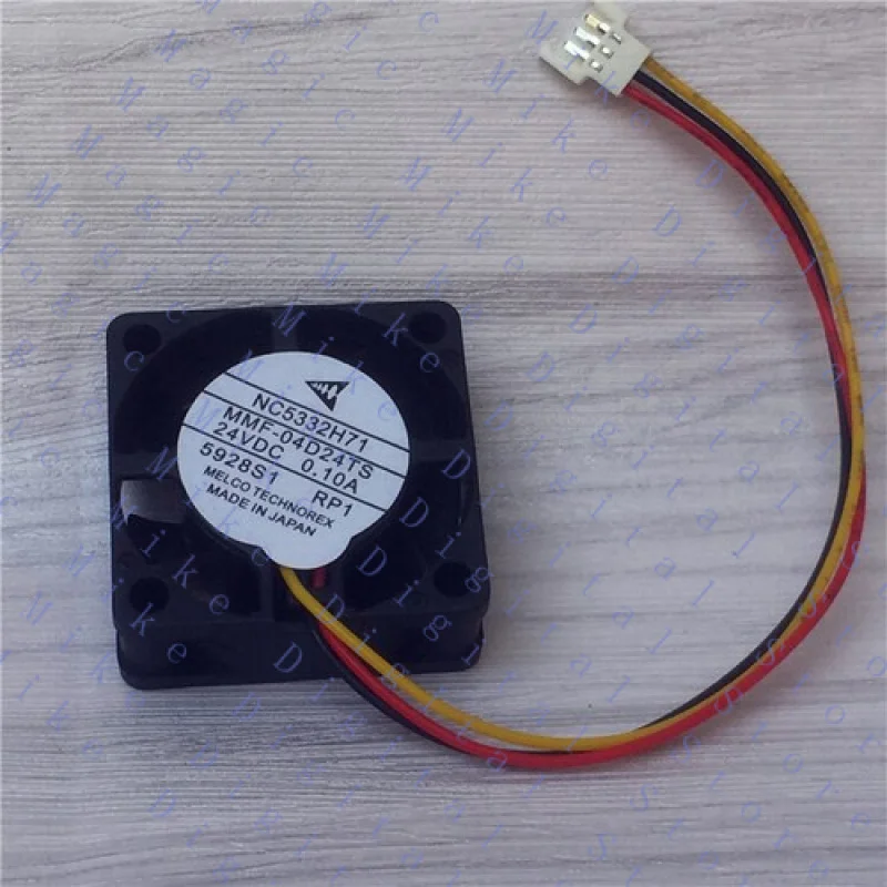 H  NC5332H71 MMF-04D24TS-RP1 24V 0.10A 4015 3-pin FOR Mitsubishi Inverter Drive Fan