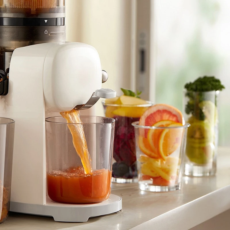 Slag juice separation juicer Automatic household fresh juice press