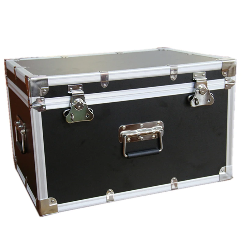 Extra Large Aluminum Toolbox Flight Case Instrument Container Equipment Stage Props Box Exhibition Box Trolley Case