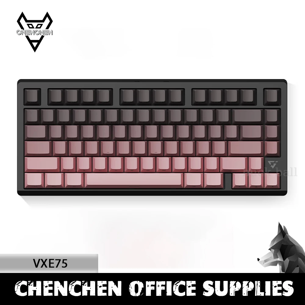 

Vgn Vxe75 V2 Mechanical Keyboard Wired Bluetooth 3mode Customization Gasket Hot Swap Cnc Keyboard Pc Game Esports Office Gift