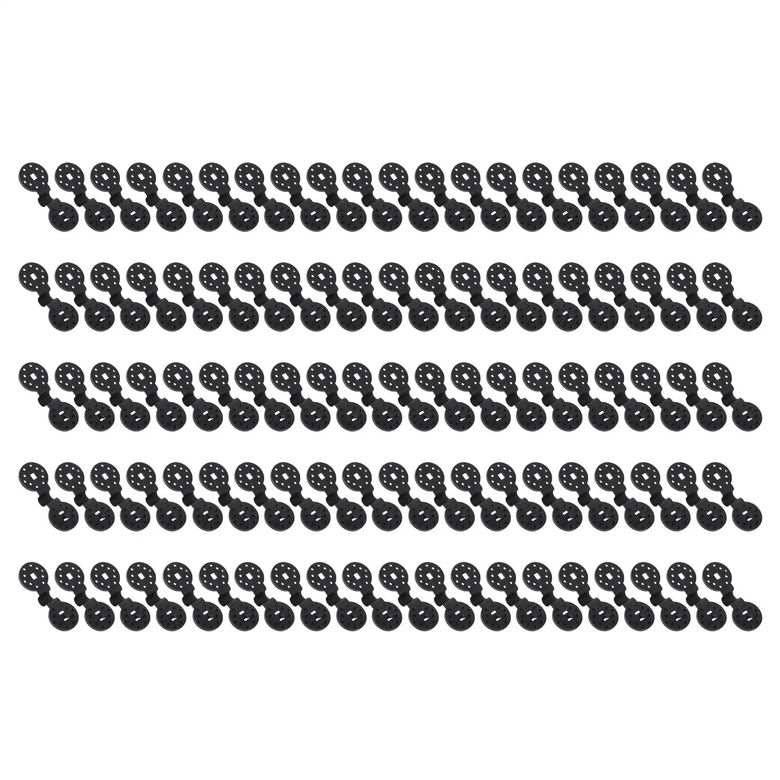 Garden Tarp Clips 100 Pieces Heavy Duty Shift-Proof Clamp Awning Clamp Grip Tarp Clips For Gardening Greenhouse Orchard Backyard