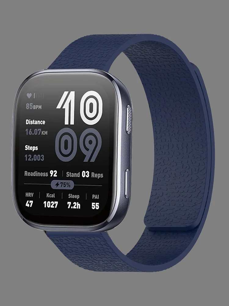 20 mm/22 mm Armband für Amazfit Balance 2/Active 2/GTR/GTS 2 3 4 Mini Silikon-Magnetarmband Correa Amazfit Bip 6/5/U Uhrenarmband