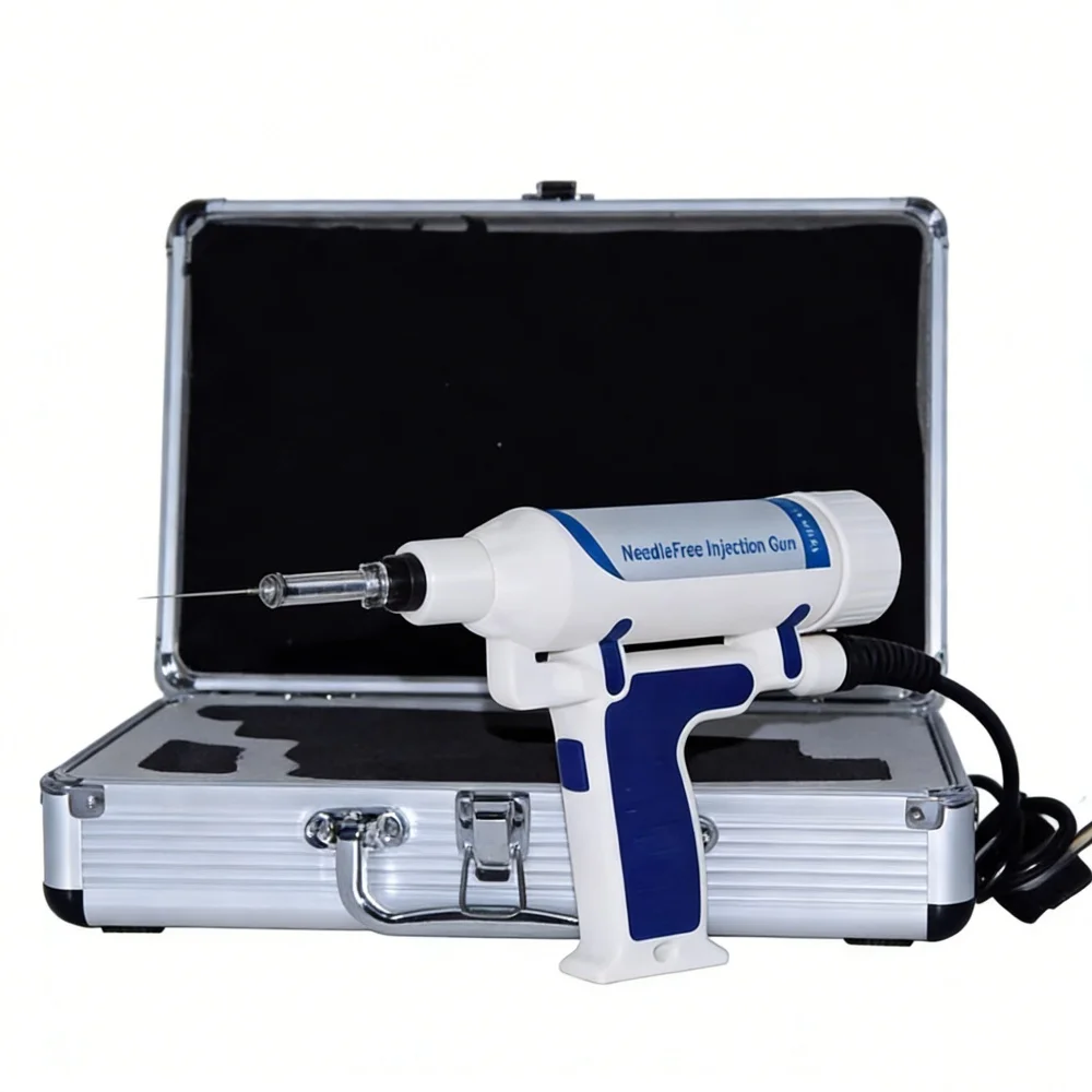 

Needle Free Injection Gun No Needle Mesogun Injector for Painless Hyaluronic Acid Lip Injection Wrinkle Removal Water Syringes
