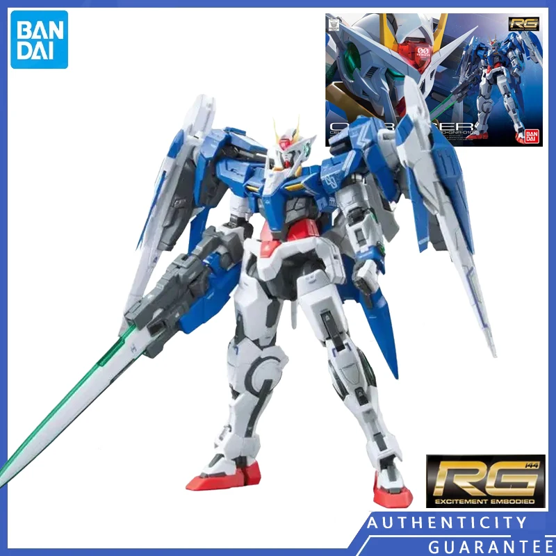 [In Stock] Bandai RG 18 Gundam 00 Raiser Double Zero Elevator Set Puzzle Action Figure Model Toys Handcraft Ornaments Gifts Men