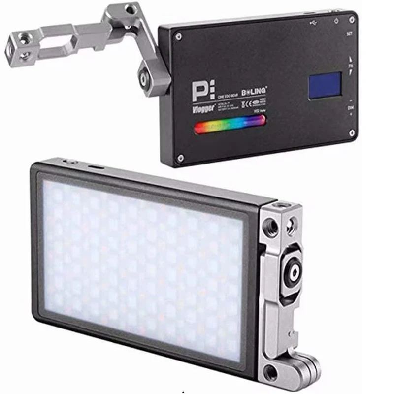 BOLING BL-P1 2500K-8500K 12W Full Color Pocket RGB Led Video Photography Light for DSLR Camera Studio Vlogging