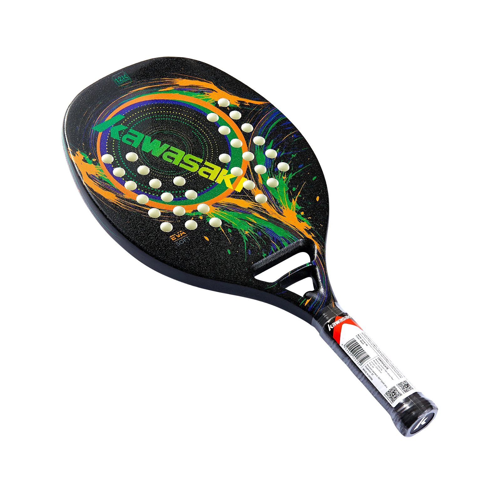 Kawasaki 3K/12K raquete beach tenis Carbon Fiber Tennis Paddle Racquet with Protective Bag Cover H6/P20 30 Beach Tennis Racket