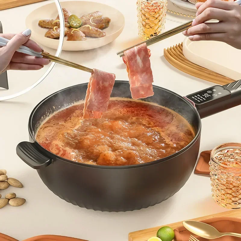 Household electric frying pan. Multifunctional. Non-stick. Electric cooking pot. Dormitory. Electric noodle cooker.