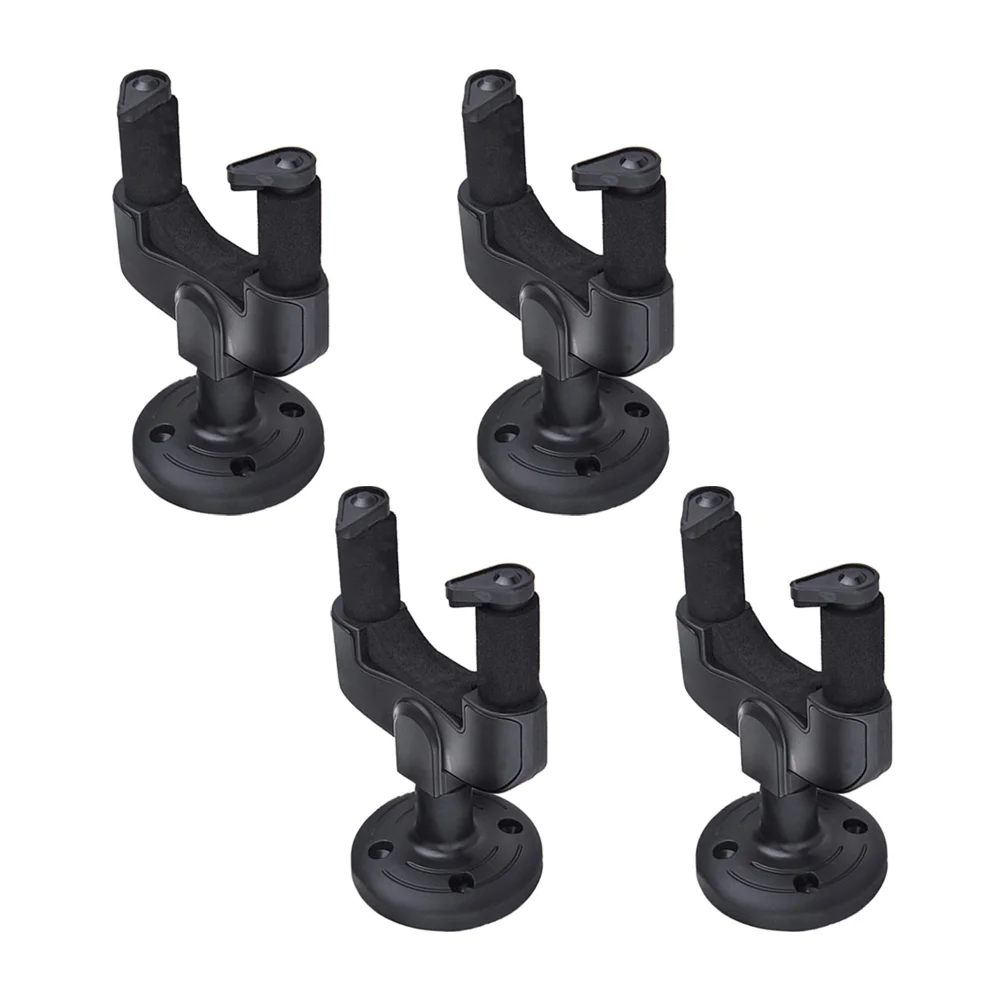 

4 PCS/Set Scratch Protection Guitar Hanger Hangers Wall Mount Hook Ukulele Mounted for Easy to