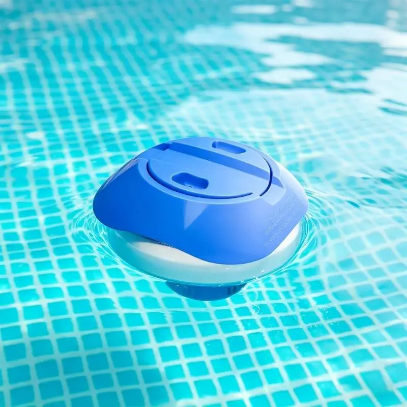 Schwimmender Chlor-Tablettenspender, Schwimmer für Schwimmbad, 19 Durchmesser und starke Konstruktion für langfristige 69HD – Detail 3