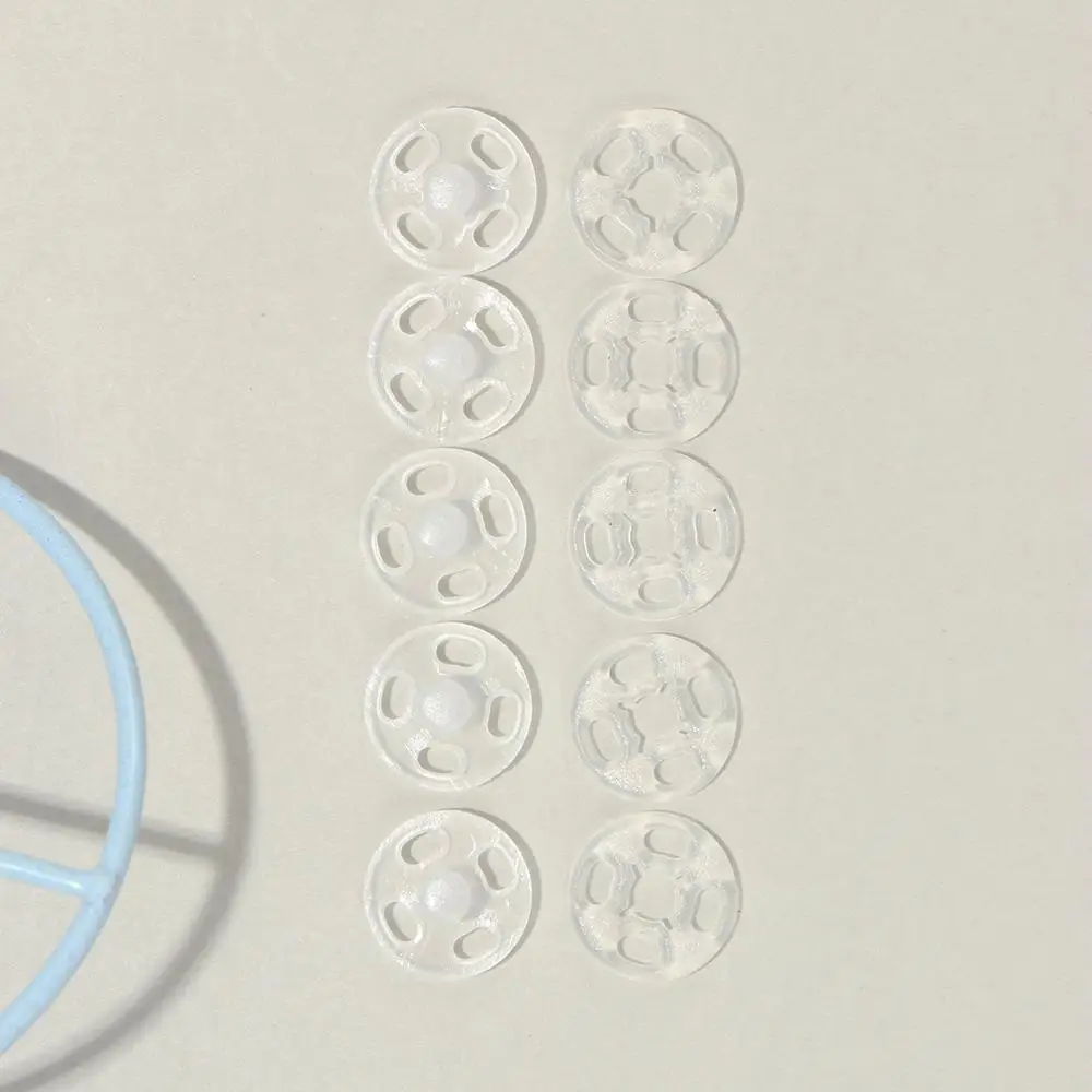 100pcs Plastic Crafts Handmade Fasteners Stud Press Button Sewing