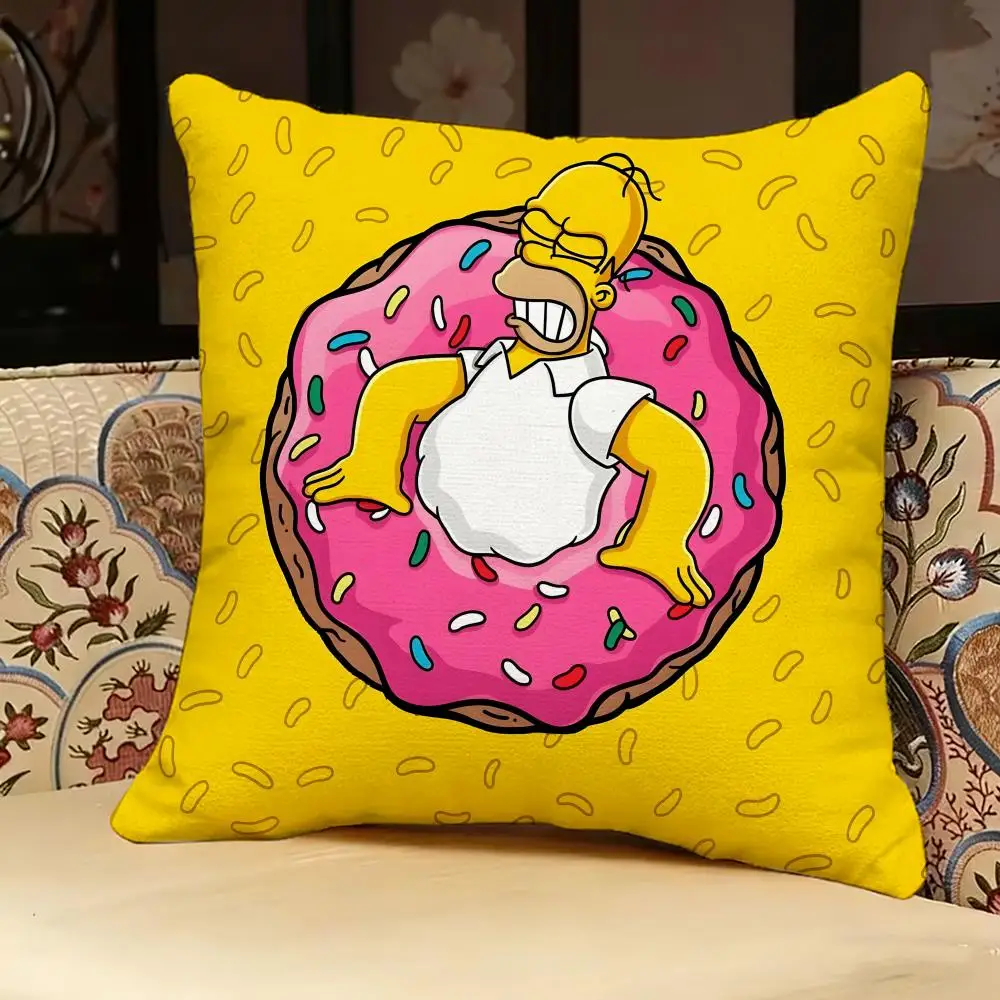 The S-Simpsons Anime-Kissenbezug, doppelseitig bedruckt, Sofakissen, Kopfteilkissen für Schlafzimmer – Detail 28