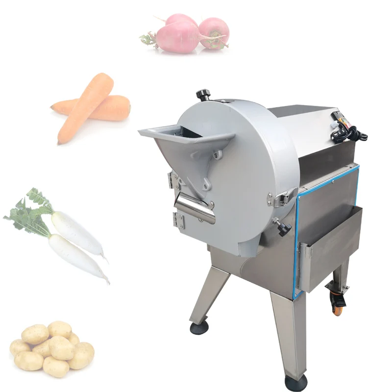 

Automatic Vegetable Cutting Machine For Potato, Eggplant, Cucumber, Tomato, Electric Vegetable Slicer Machine