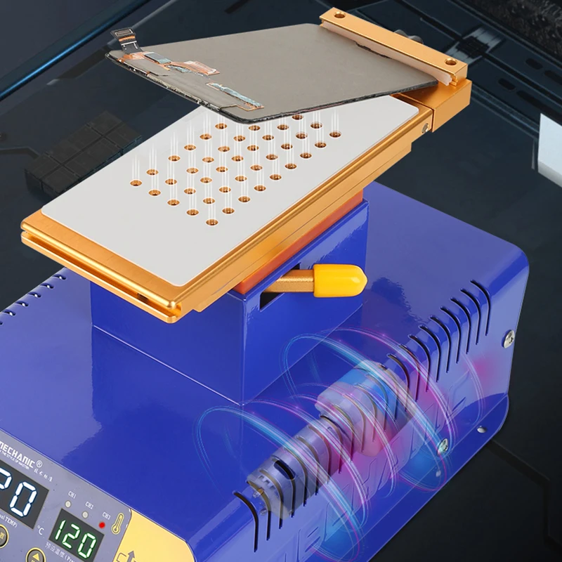 Meccanico 361 Pro separatore 8 pollici multifunzionale 360 ℃ piattaforma di lavoro girevole universale per schermo dritto e bordo
