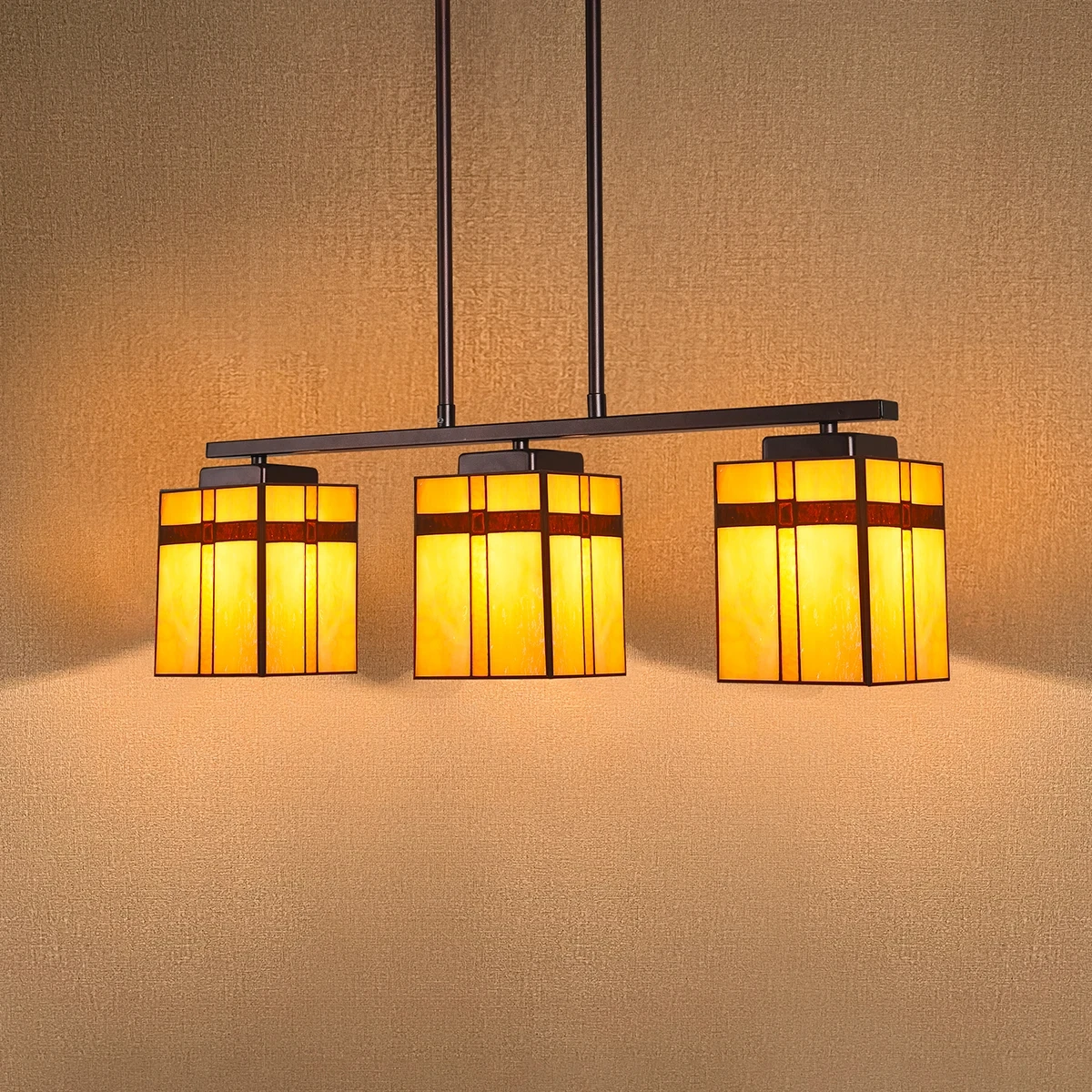 

CX198HN Tiffany Chandelier Lamp Stained Glass Pendant Lamp For Dining Room Hanging Light Fixtures For Kitchen Bars decoration