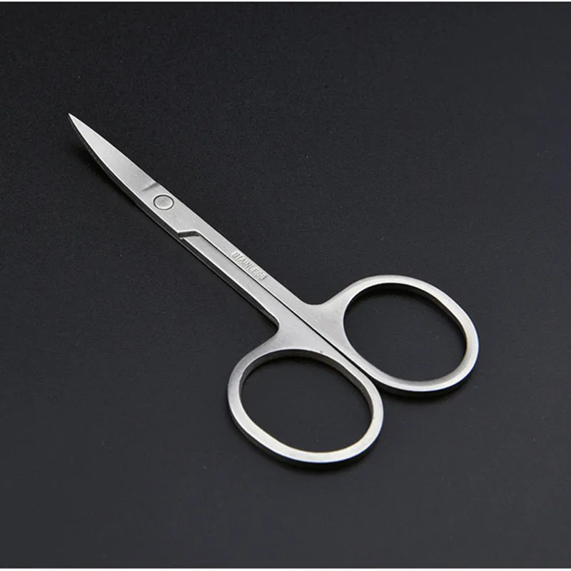 Small Nail Tools Eyebrow Nose Hair Scissors Cut Manicure Facial Trimming Tweezer Makeup Beauty Tool Stainless Steel