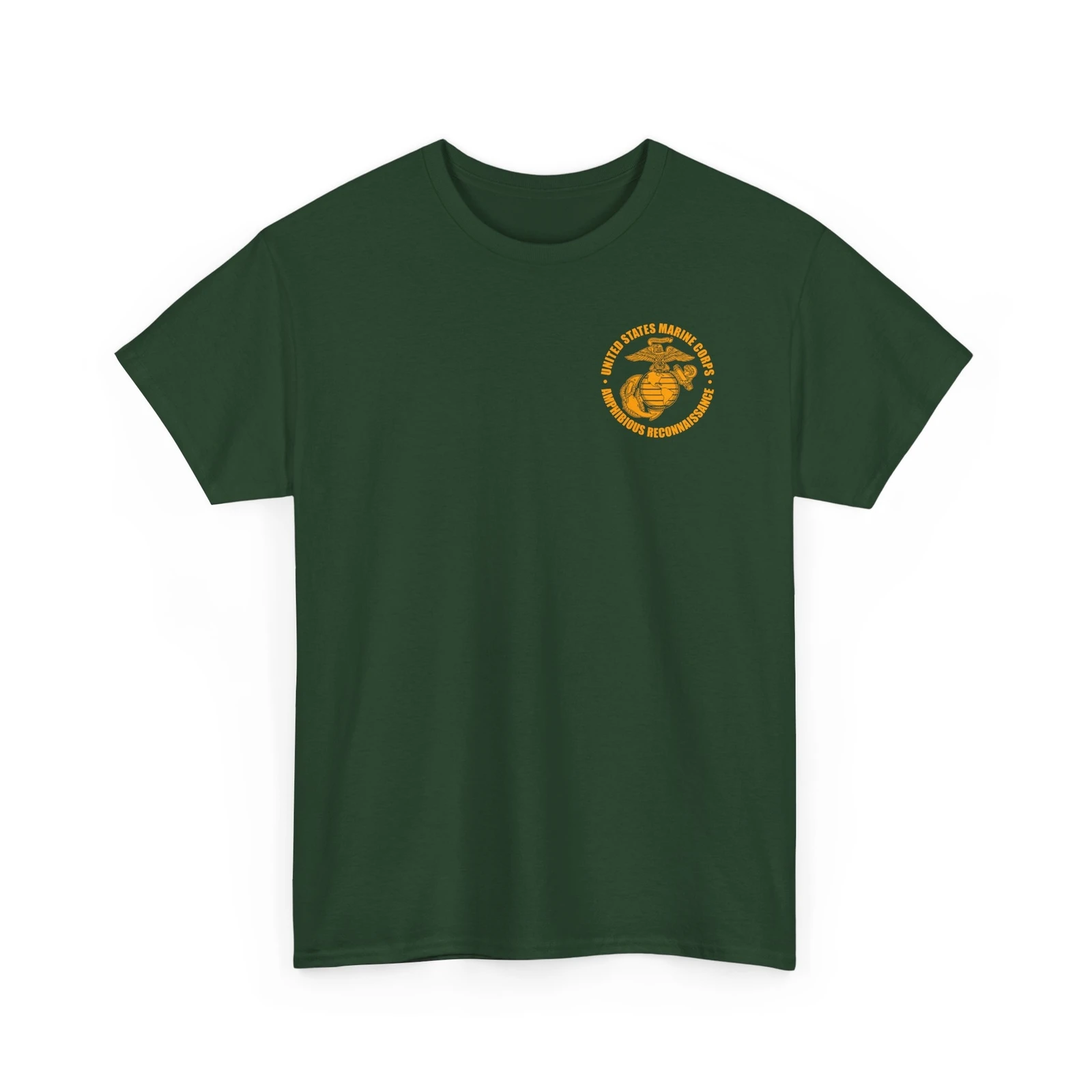 USMC Amphibious Reconnaissance Men T-shirt Short Sleeve Casual 100% Cotton Shirt