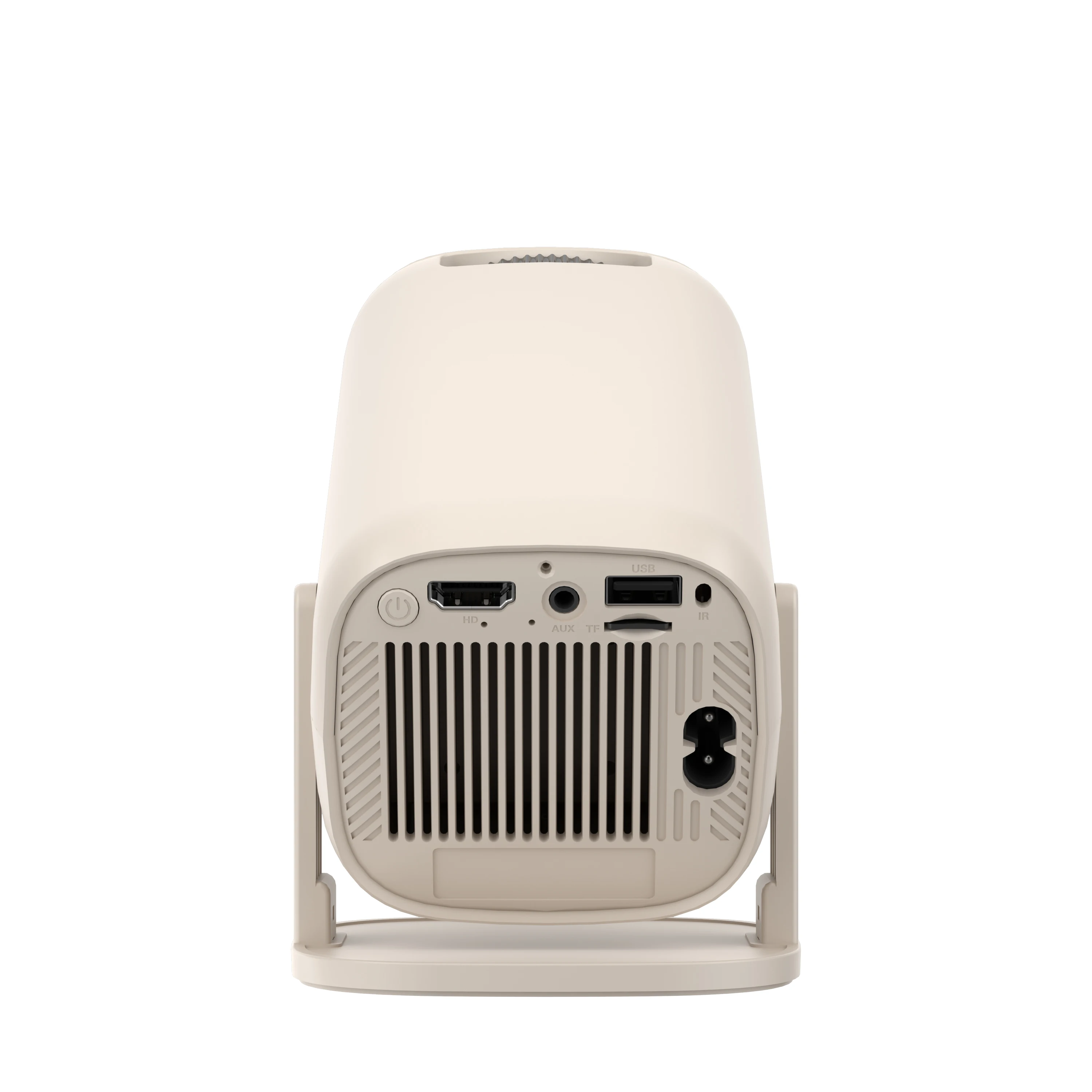 V2 Native 4K LED Mini Projector Dual Band WiFi BT Quiet Operation 500+ Live Channels 80 Areas Portable Home Cinema Display Gear