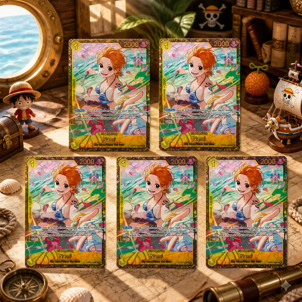 Nami 082 en DIY Collection Cards Self Made Single Card Classic Game Anime Card Gift Toy 5PCS 10PCS Set