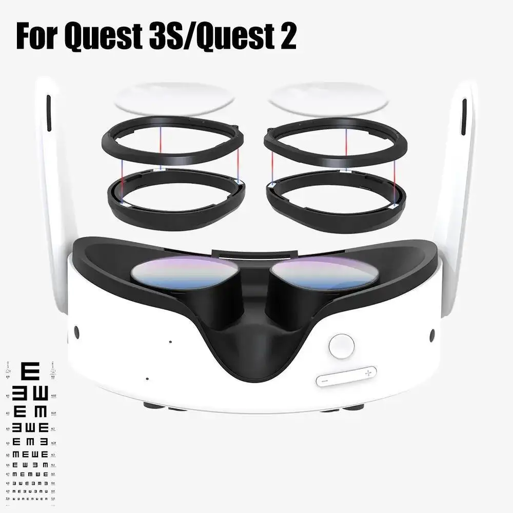 

Custom Optical 2/Quest Magnetic Frame Design Myopia For Meta Quest 3S, Lens Cover, VR Gaming Accessories