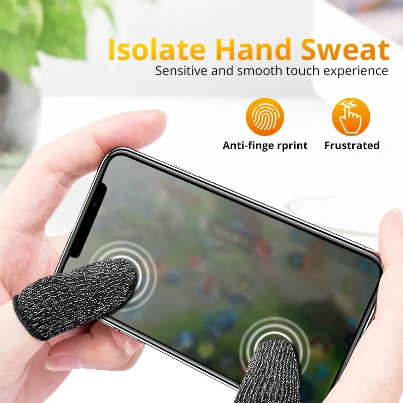 New Finger Cover Game Controller Suitable For PUBG Anti Sweat Scratch Touch Screen Game Finger Thumb Cover Glove