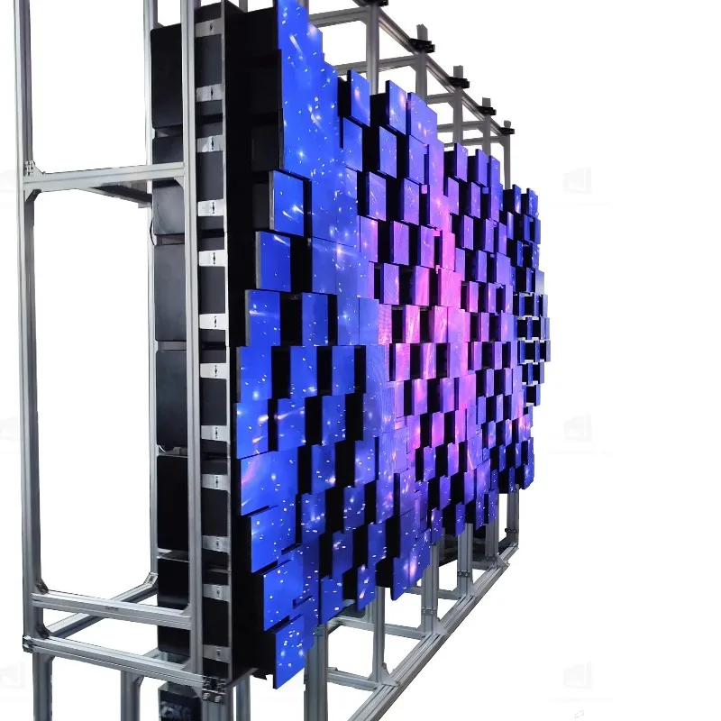 GOB Smart Kinetic LED Panel High Definition Dynamic Interactive Matrix Wall Easy Install Indoor Rental Display Screen