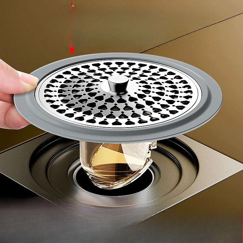 

1pcs Floor Drain Anti O-dor Core Deodorization Drainage Pipe Toilet Core Sewer Floor Drain Pest Control Device Hair Filter Mesh