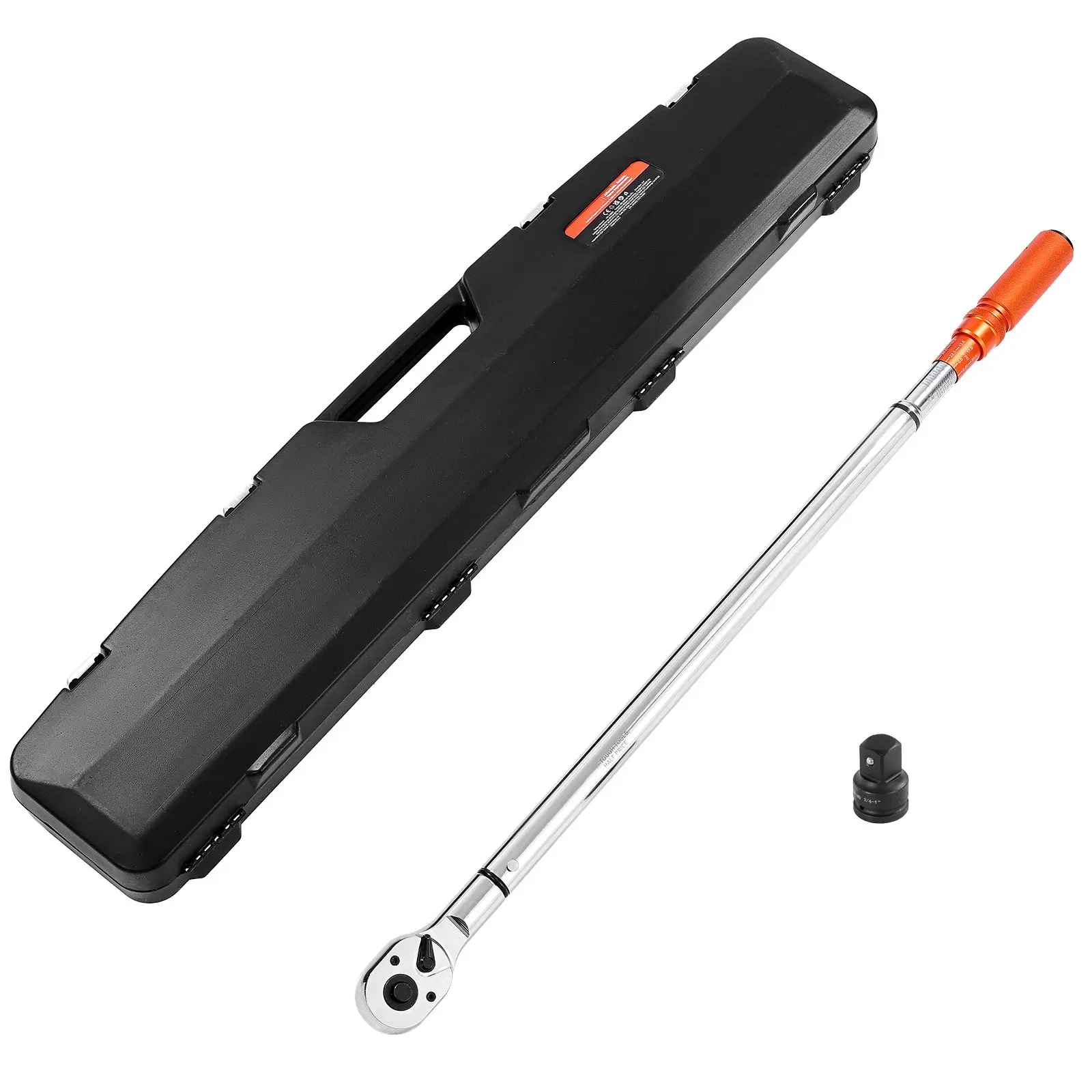 Click Torque Wrench, 3/4 Inch Drive, 100-600 Lbf-ft / 136-814N.m, Dual-direction Torque Wrench Set with Dual Range Scales