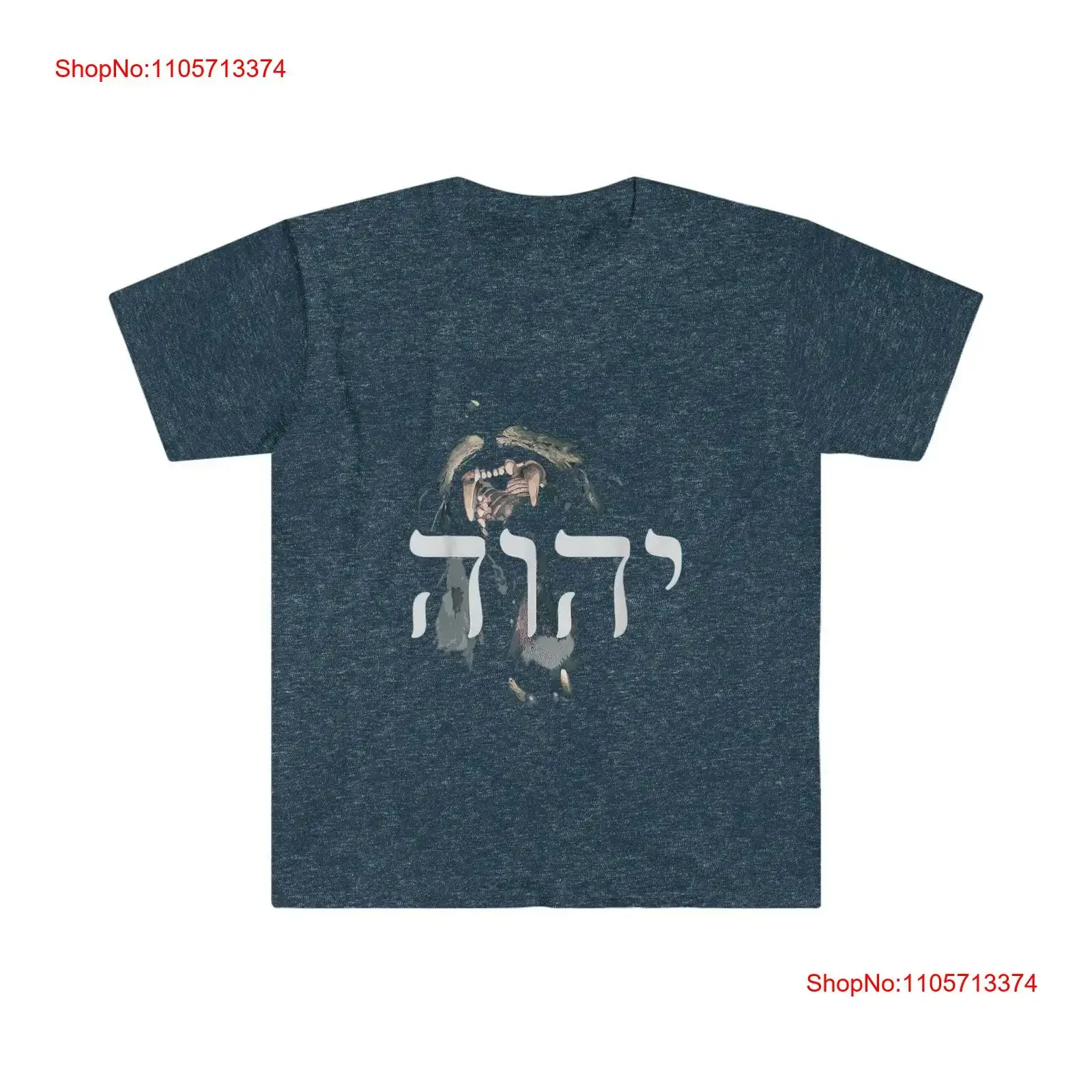 YHWH Softstyle T shirt vintage Washed Top For Everyday Wear Soft streetwear Stylish Breathable Stretched Unisex
