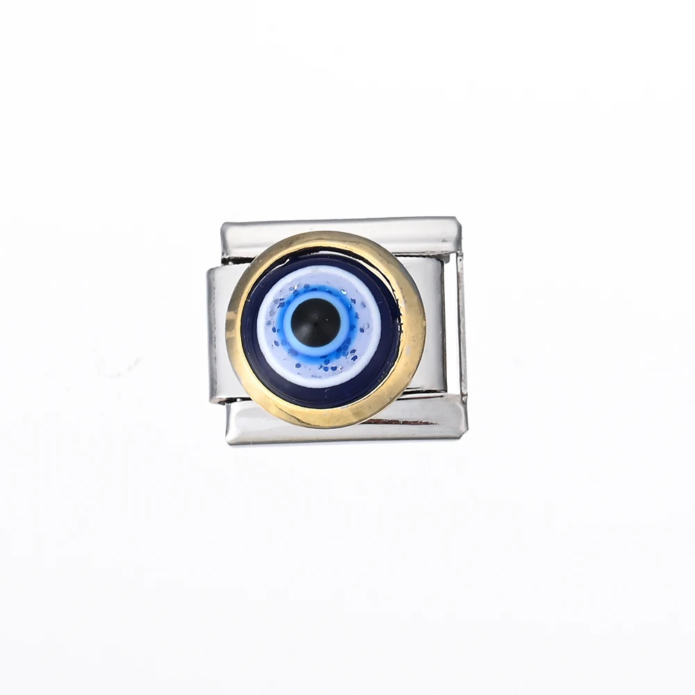 Evil Eye Stitching Bracelet Module for DIY Jewelry Making