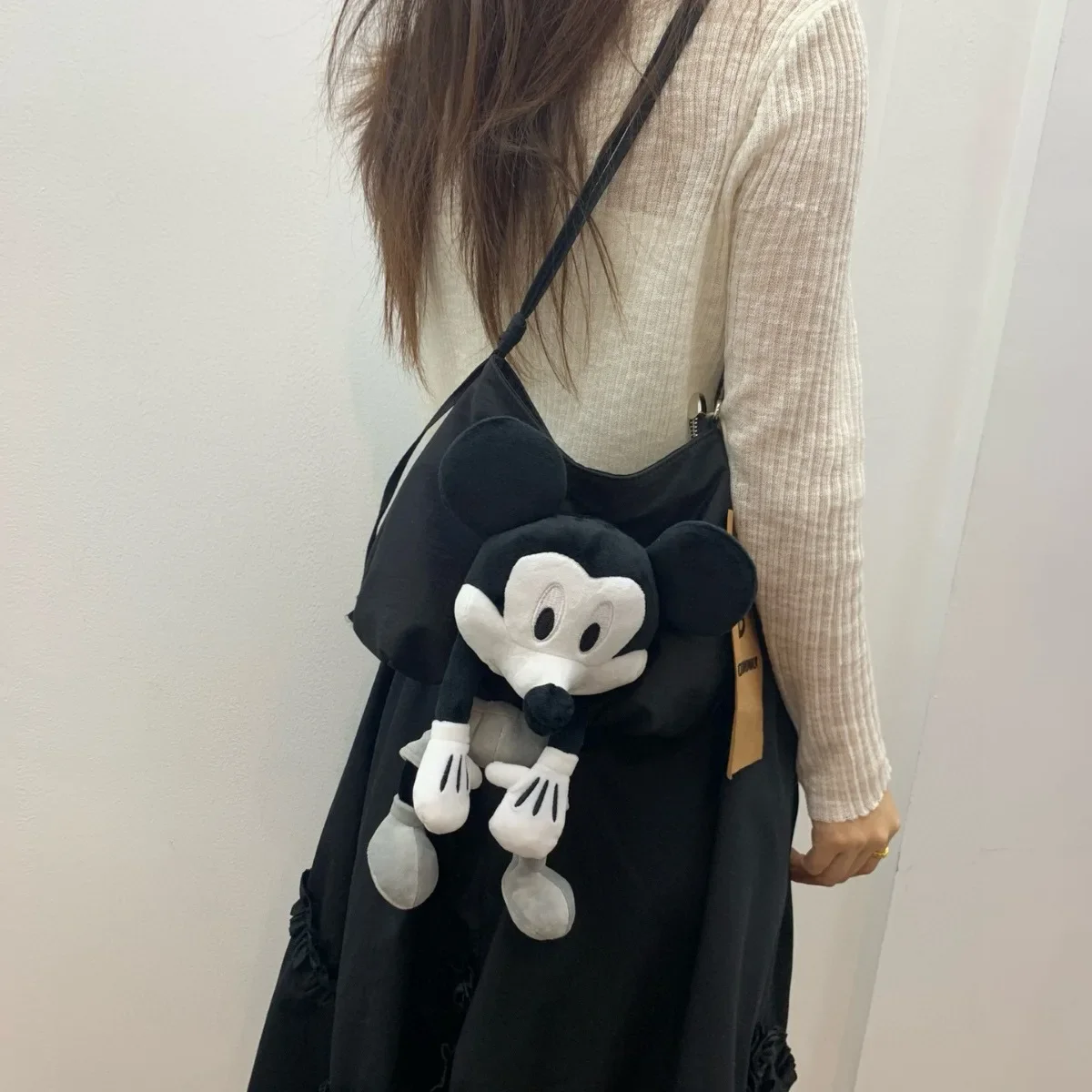 Disney Purses and Handbags Mickey Dolls Shoulder Bag High-capacity Crossbody Bags for Women Cute Cases Korean Fashionable Pouch