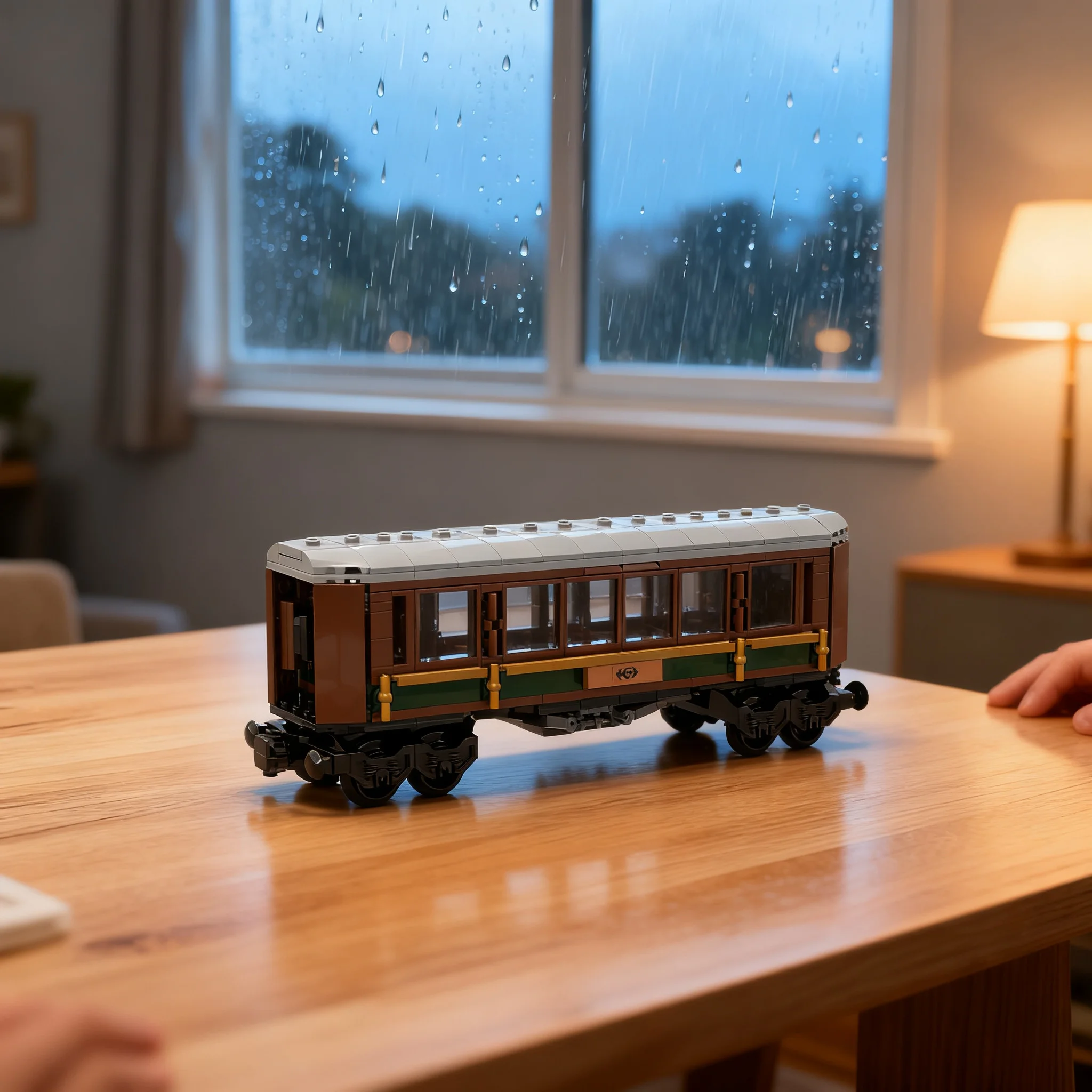 305pcs MOC Longer Passenger Car Train RC Train Model Building Blocks Architecture Creative Collection Education Assemble Brick