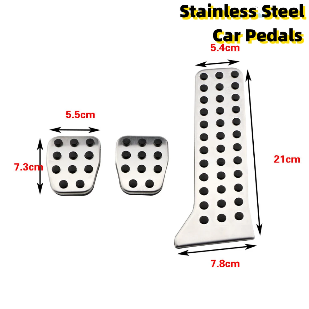 Car Foot Fuel Pedal Brake Clutch Pedals Cover Foot Rest Pedal Cover Pad For MAZDA 2 3 6 Demio Axela ATENZA CX-5 CX5 CX-3 CX9 CX7