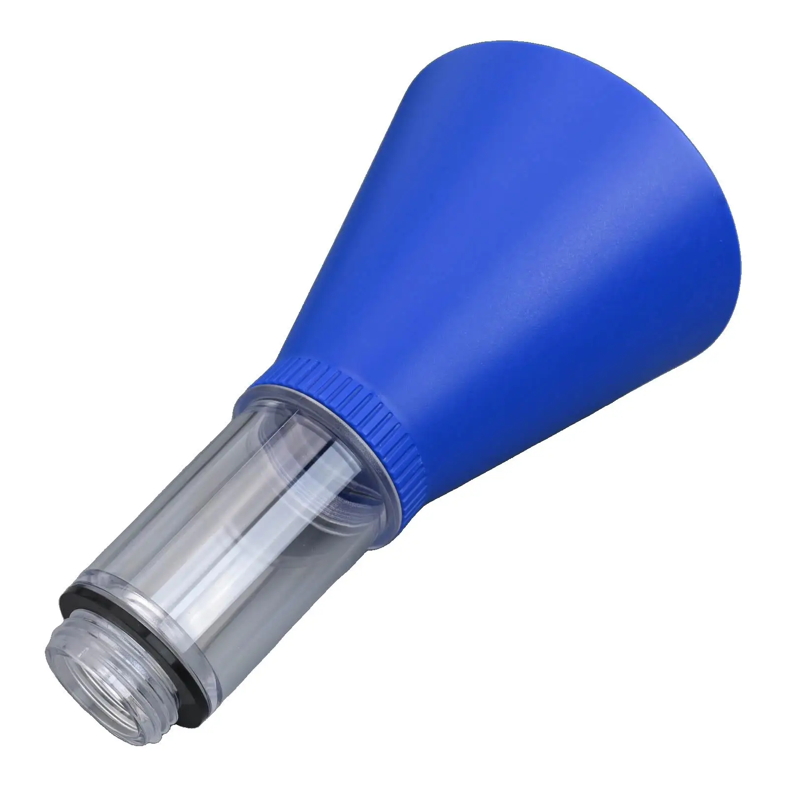 Hands-Free Oil Funnel Automotive Oil Funnel Oil Change Process Spill Prevention Threaded Oil Filler Cap Transparent Design